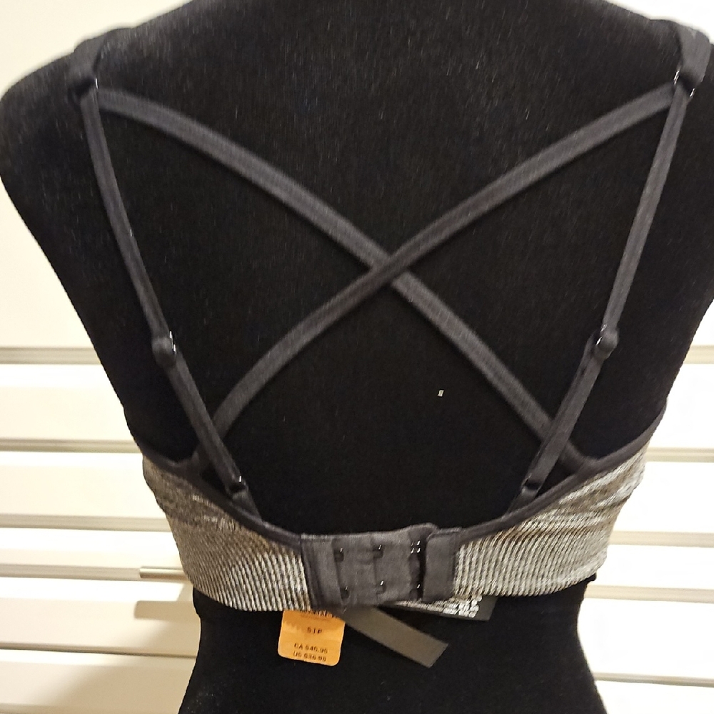 Victorias Secret Women's Gray Strappy Bra